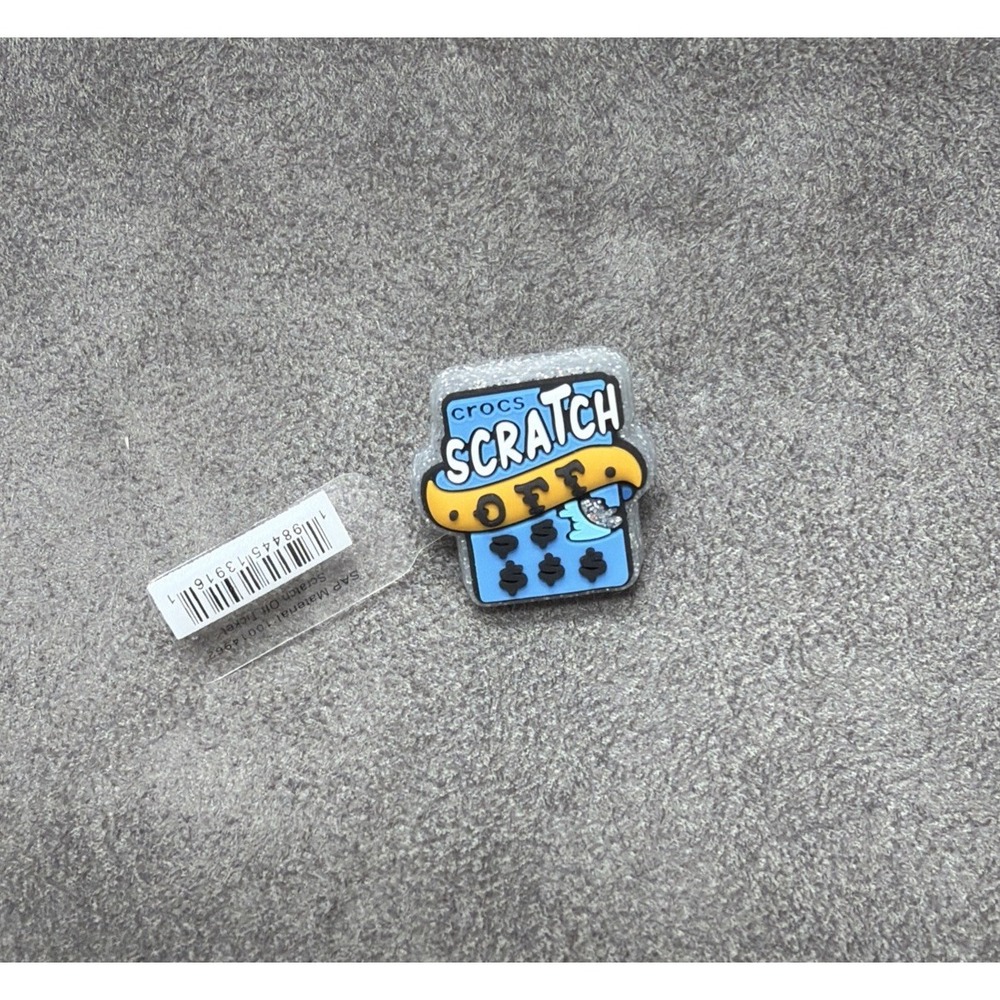 Crocs Jibbitz Scratch Off Ticket Shoe Charm